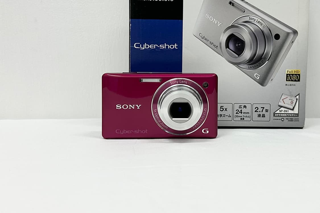 소니 빈티지 디카 사이버샷 DSC-W380 핫핑크 민트급 상품이미지1