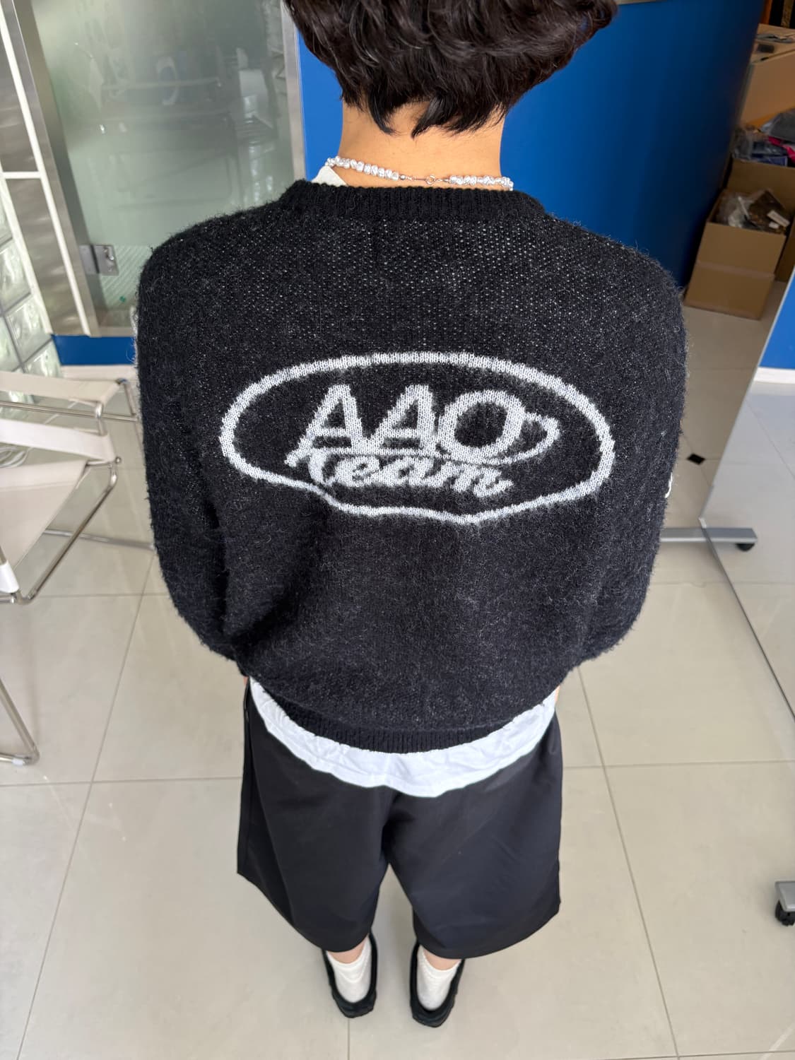 X AAO REAL BONE mohair blend knit  니트 상품이미지2