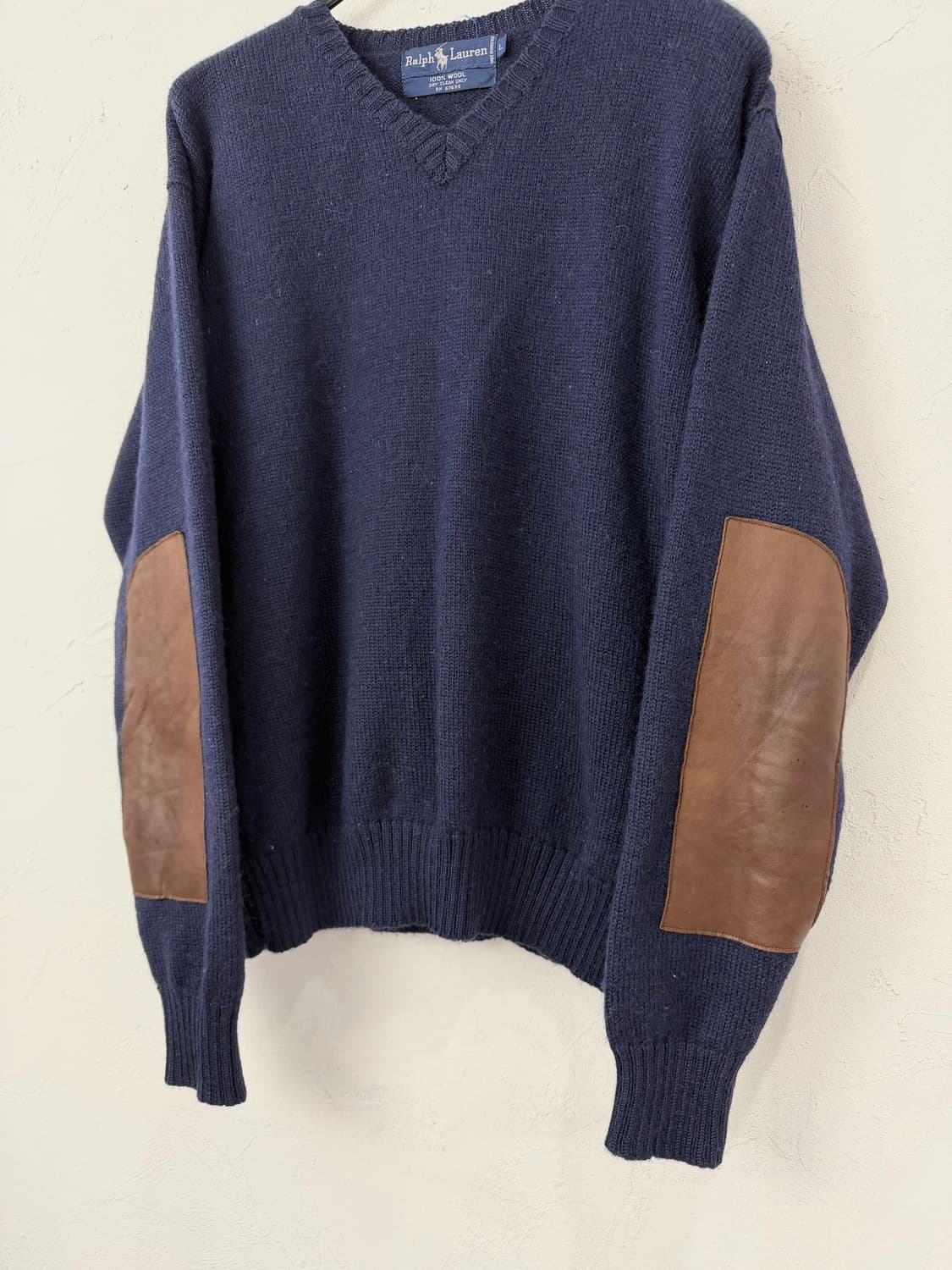 빈티지 랄프로렌 엘보우 패치 니트 상품이미지2