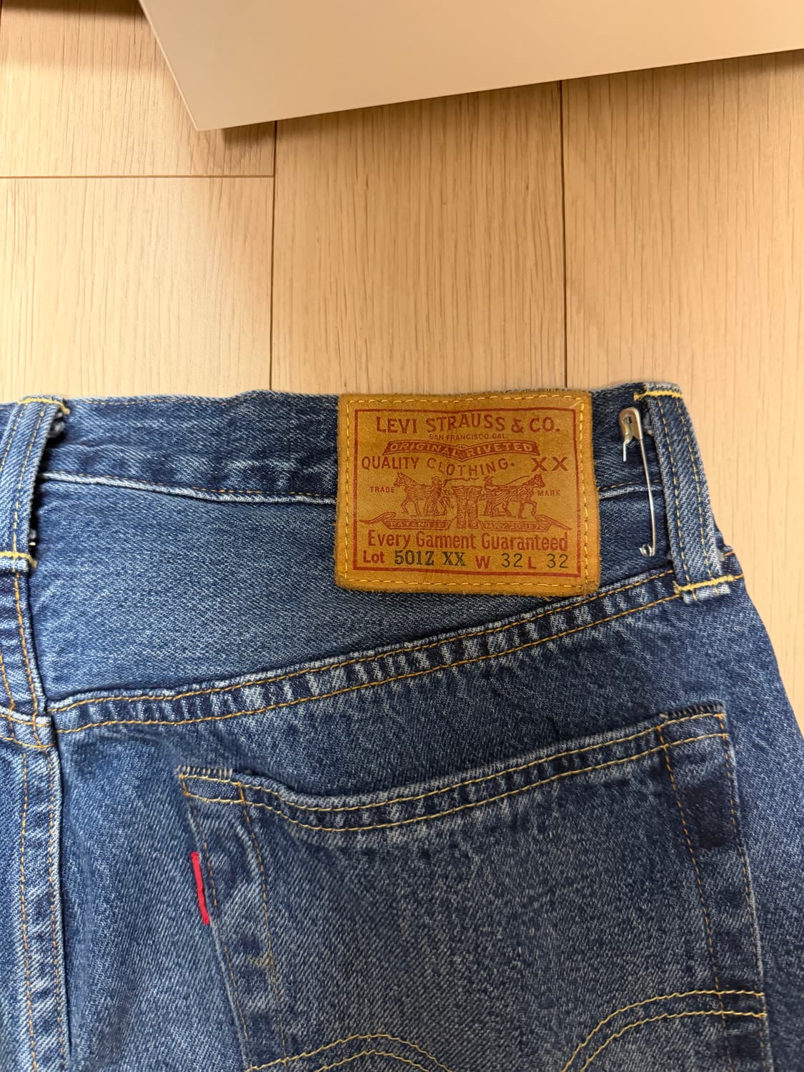 리바이스 501z xx빈티지 데님 상품이미지2