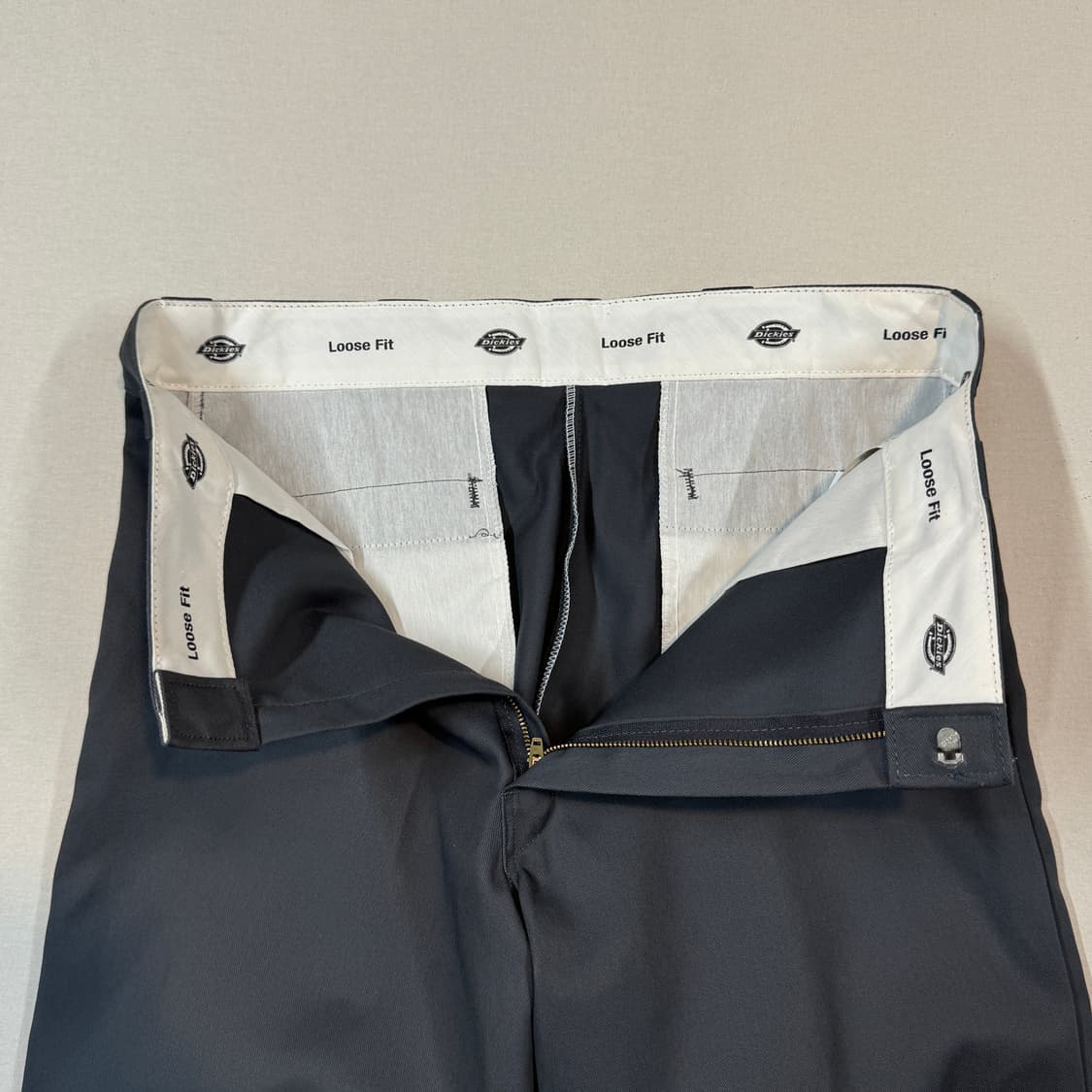 36inch) 디키즈 더블니 루즈핏 차콜 그레이 면바지 치노팬츠 상품이미지6