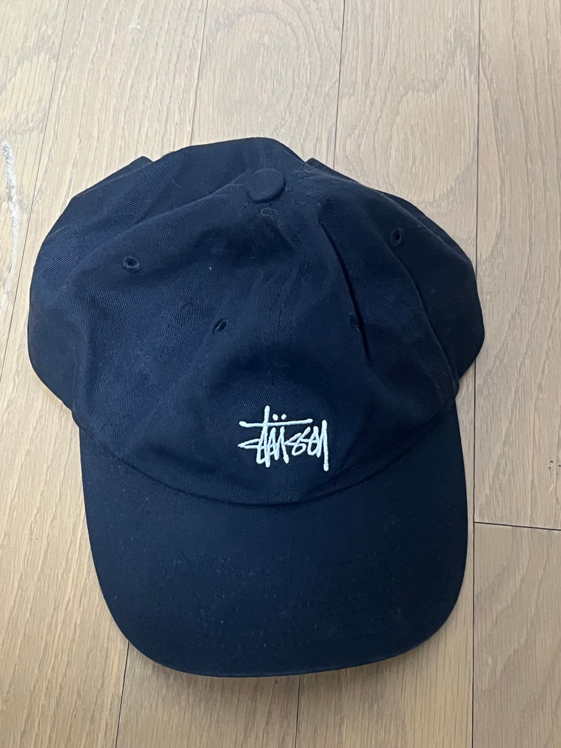 스투시 스탁 로우 프로 캡 블랙 볼캡 상품이미지1