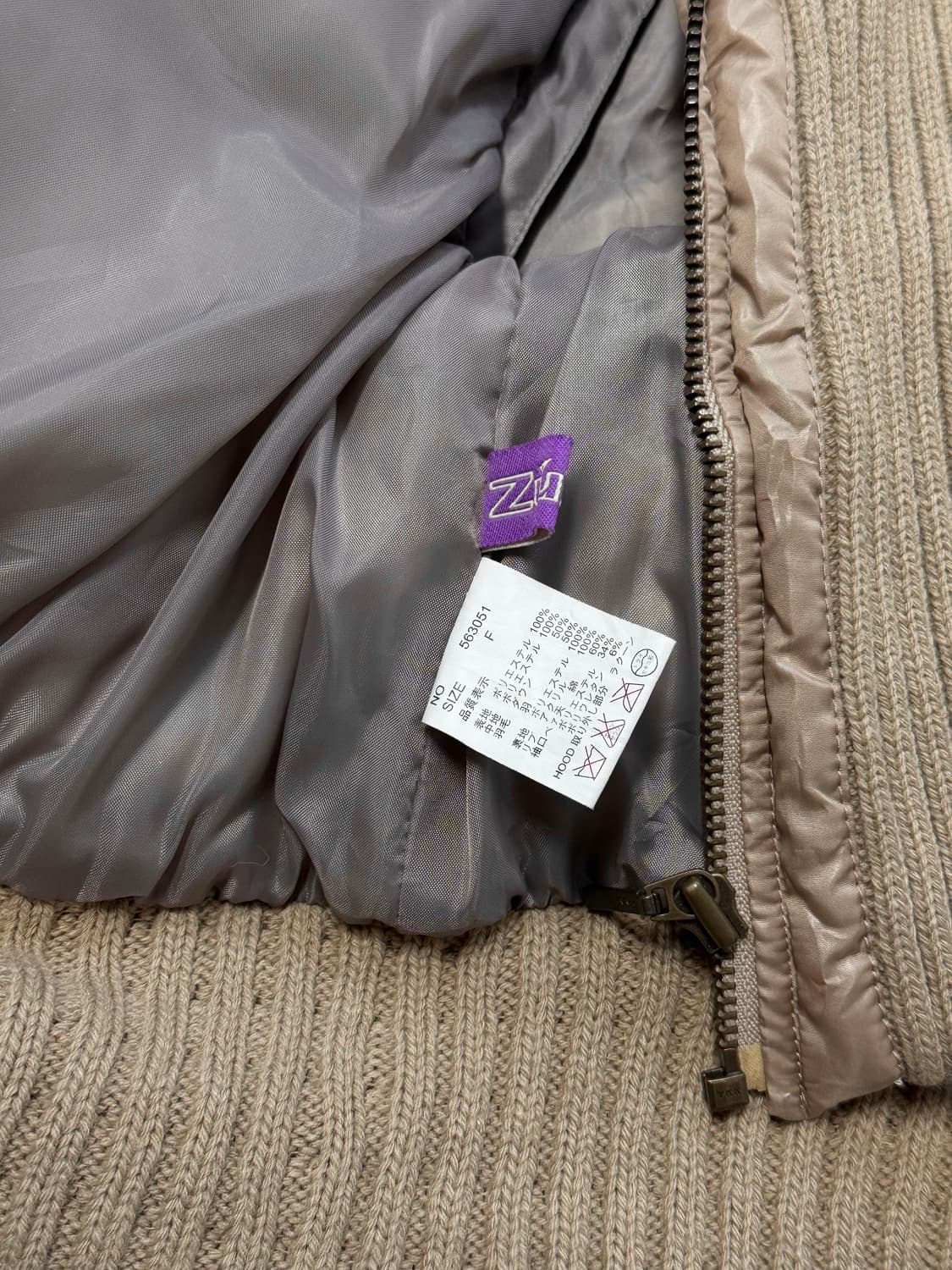 투 웨이 핸드 워머 퍼 후디드 크롭 푸퍼 재킷 상품이미지7