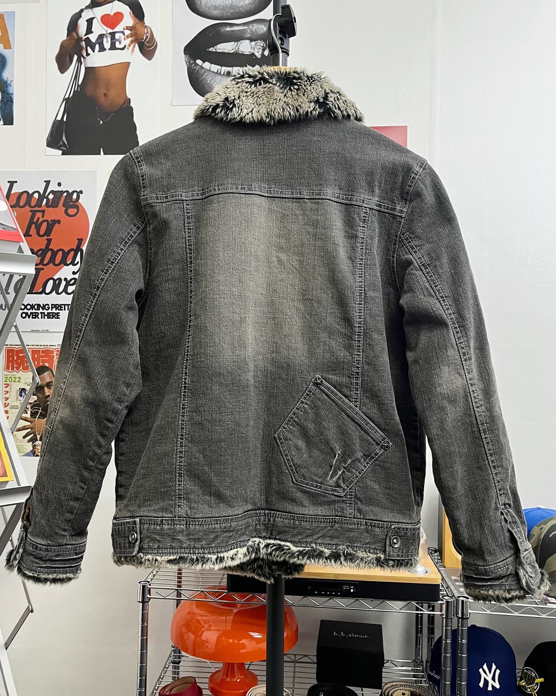 올드 빈티지 워시드 데님 트러커 점퍼 상품이미지7