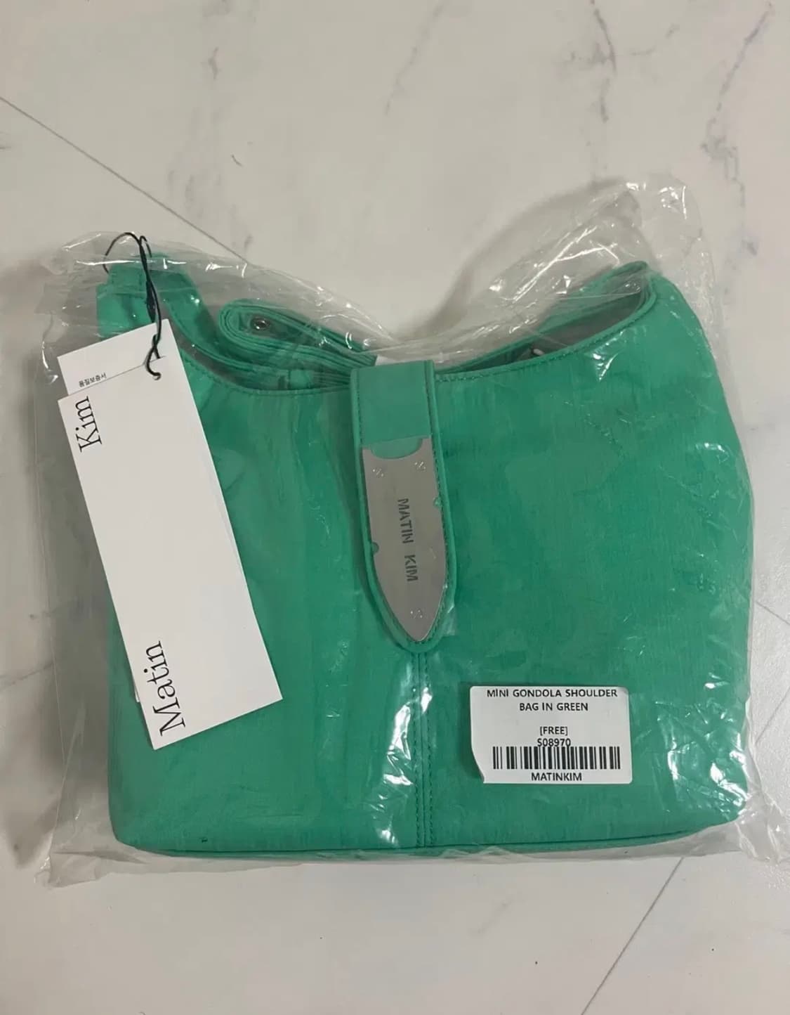 (새상품)마뗑킴 곤돌라 숄더백 상품이미지1