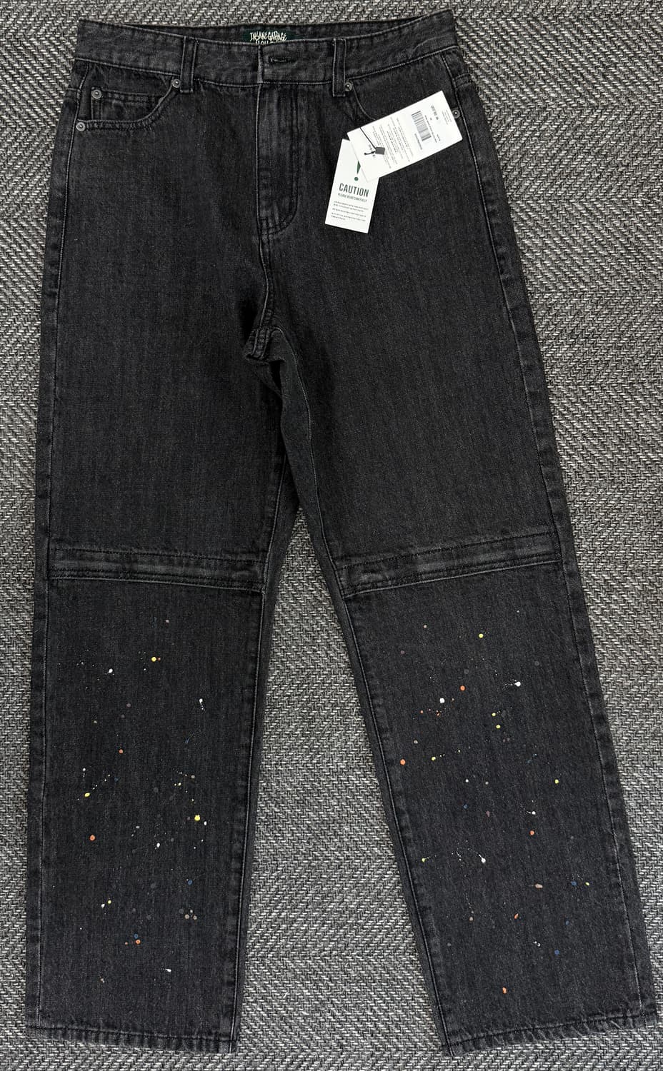 비슬로우 페인티드 블랙데님 - 남자 30사이즈 상품이미지1