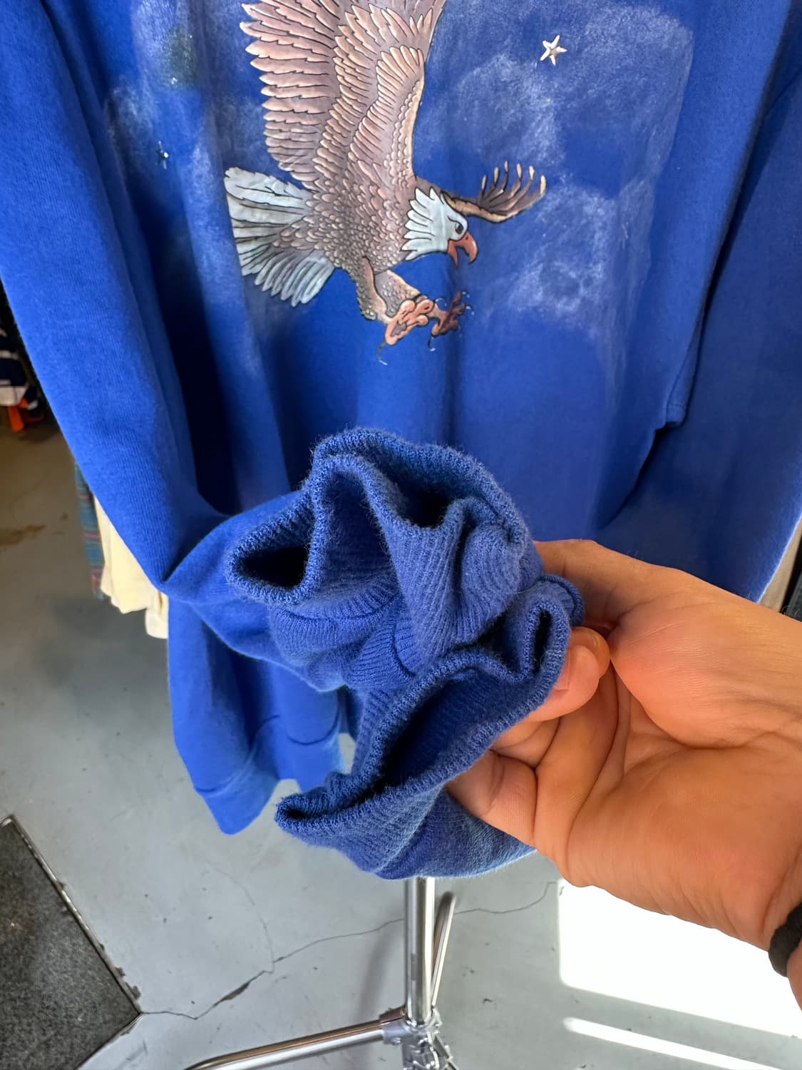 90s Jerzees 50/50 프린팅 스웻셔츠  상품이미지5