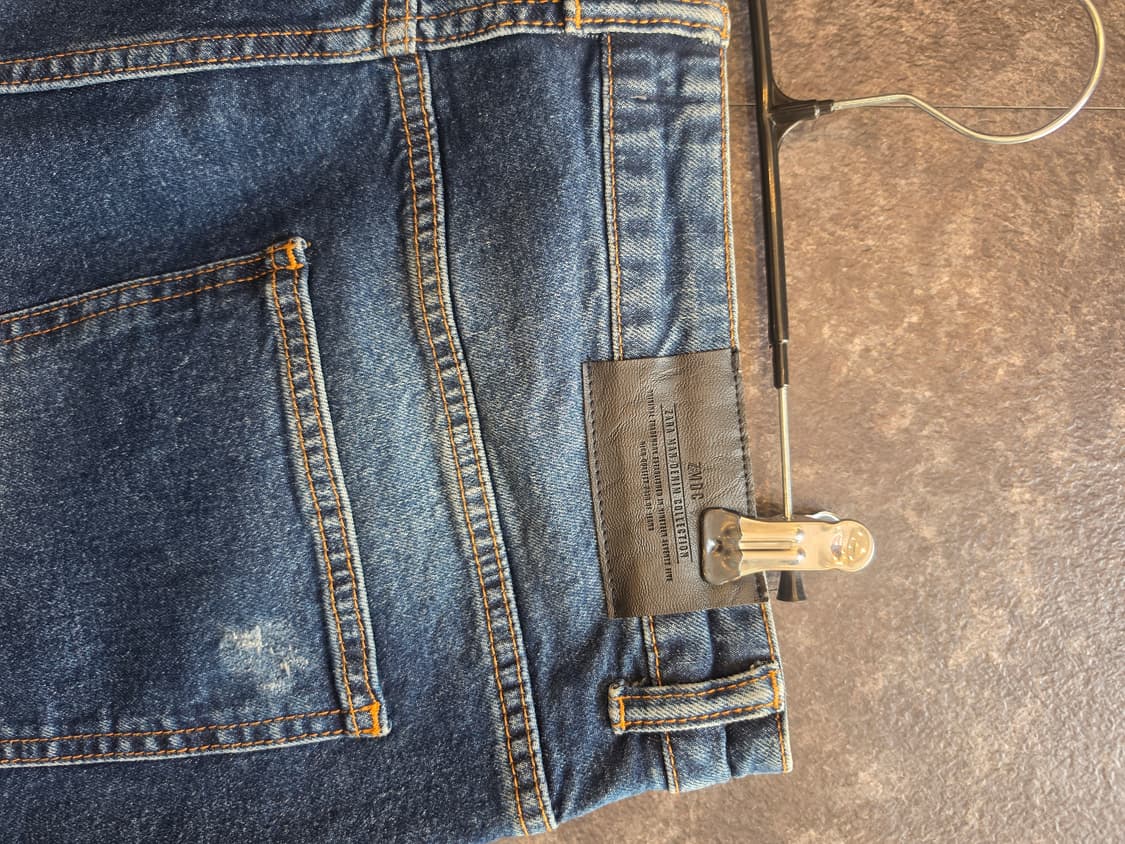 #ZARAMAN 브랜드의 남성 바이커 슬림 테이퍼드 데님 상품이미지6