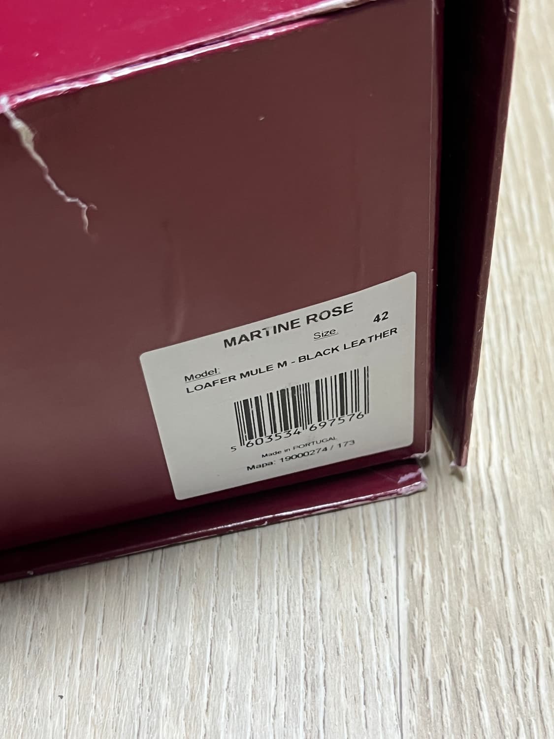 마틴로즈 스퀘어토 뮬 더비 로퍼 상품이미지8