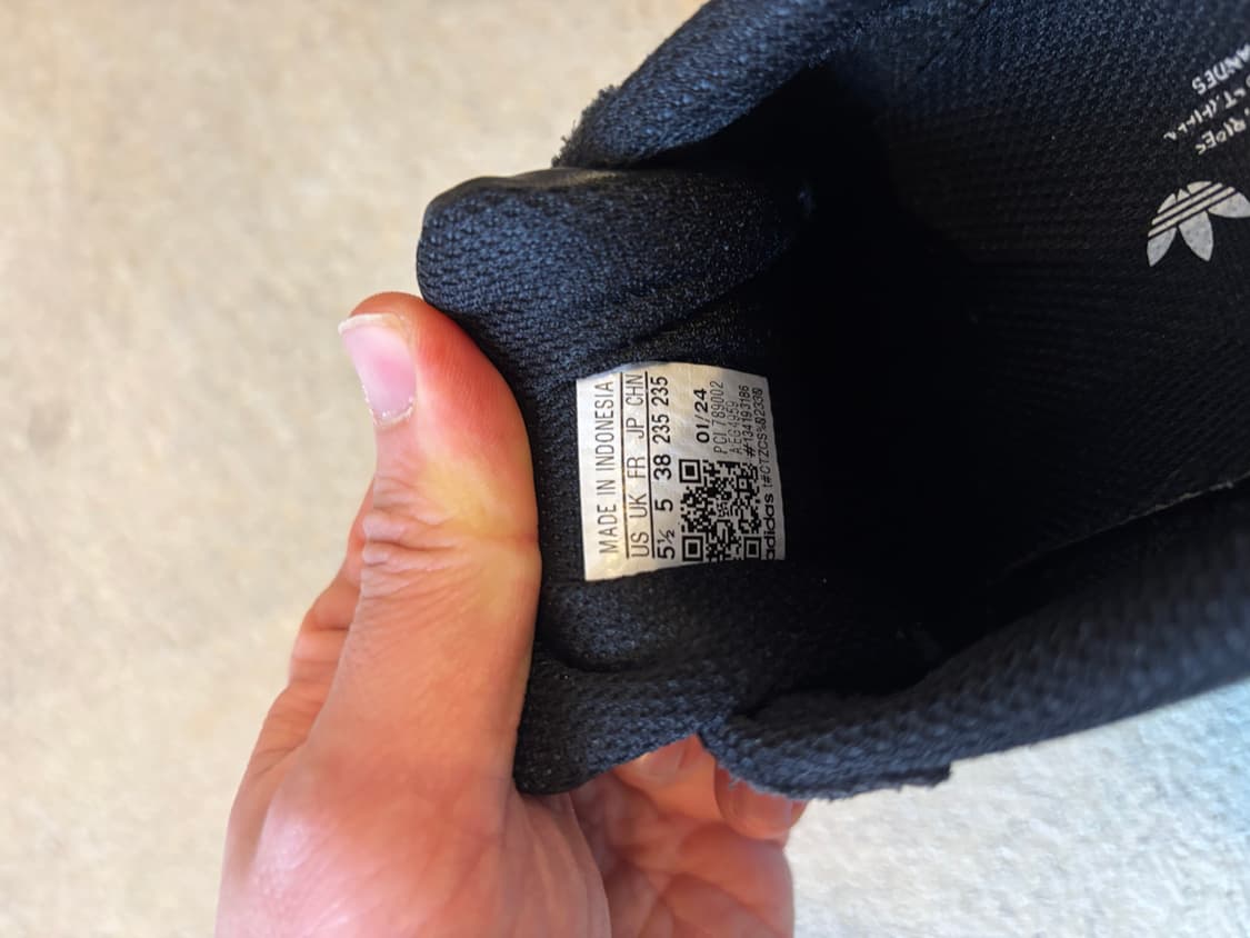 아디다스 슈퍼스타 블랙 흰색 삼선 스니커즈 상품이미지6