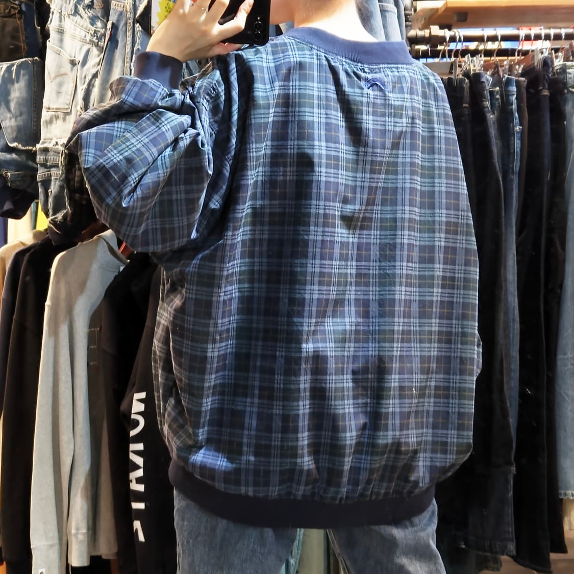 [NO.9] 나이키 빅로고 빈티지 체크 웜업 상품이미지4