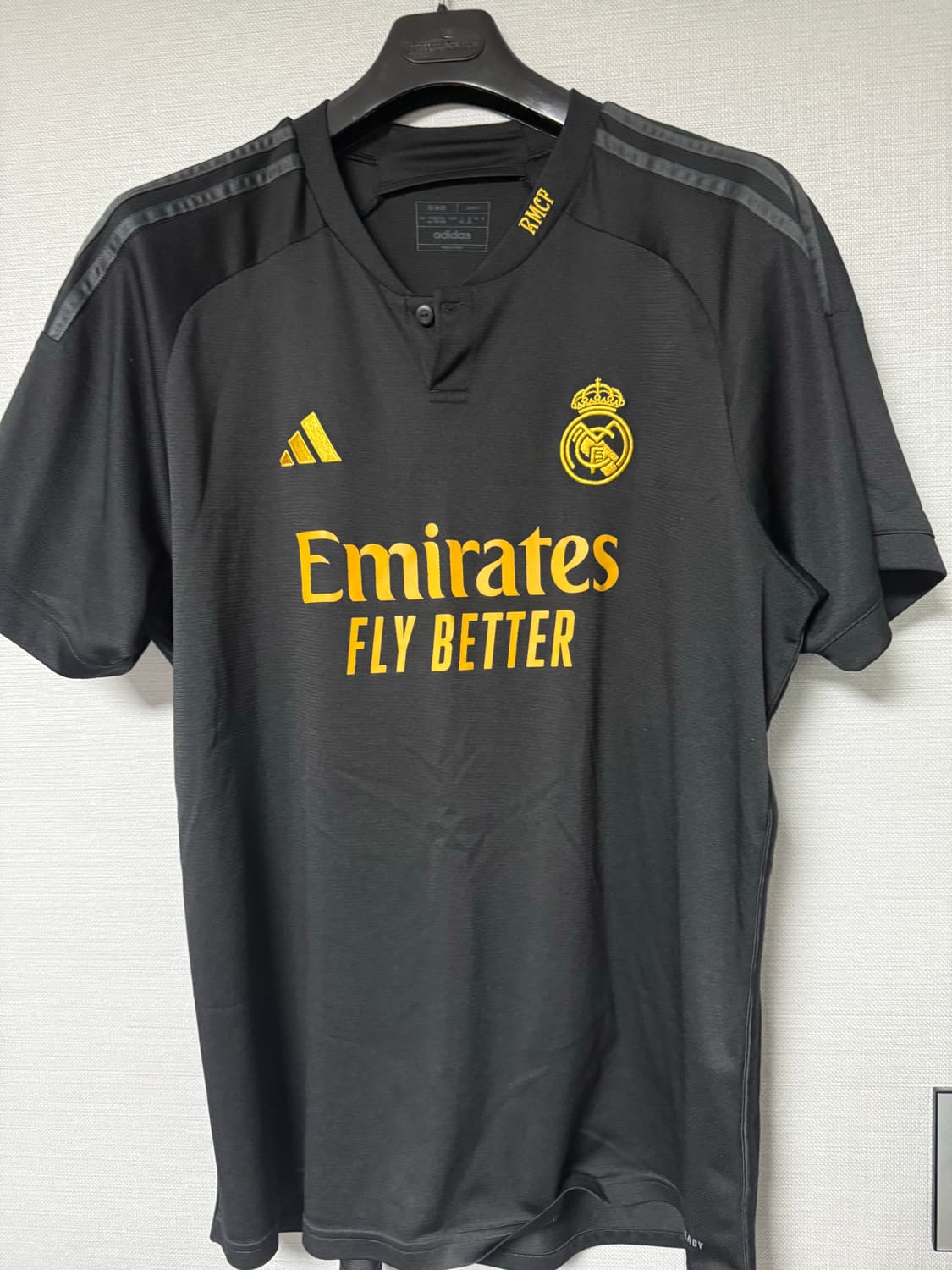 아디다스 레알 마드리드 2023/24 3rd 저지 블랙 - KR 4XL 상품이미지1