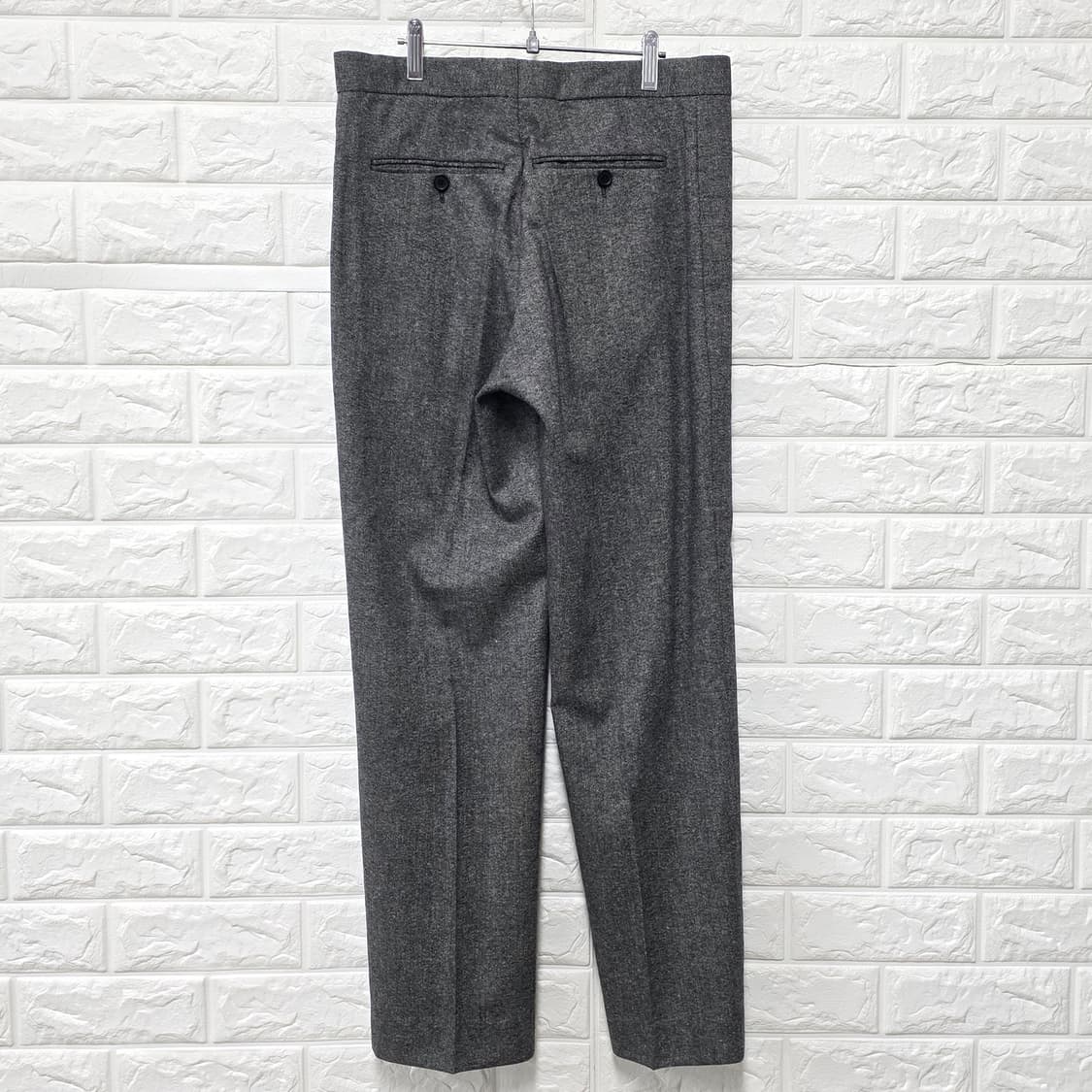 택포) 산드로 Sandro 남성 헤링본 울 바지 30인치 상품이미지4