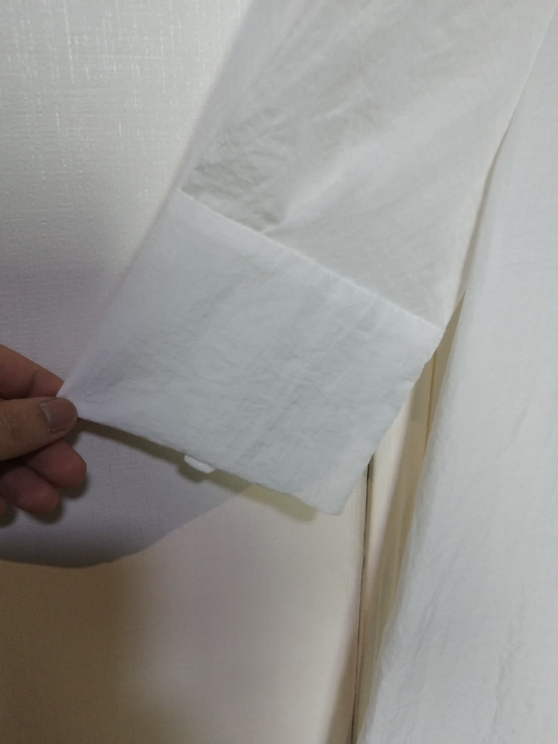 42 베네통 화이트 셔츠 원피스 상품이미지3