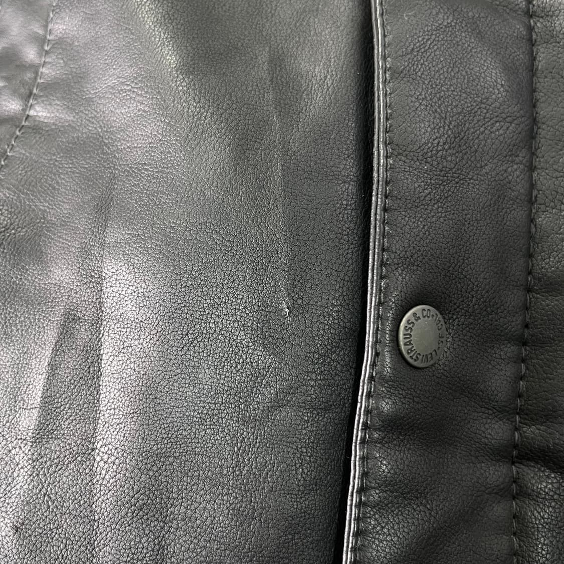 100 리바이스 쉐르파 트러커 레더 자켓 상품이미지6