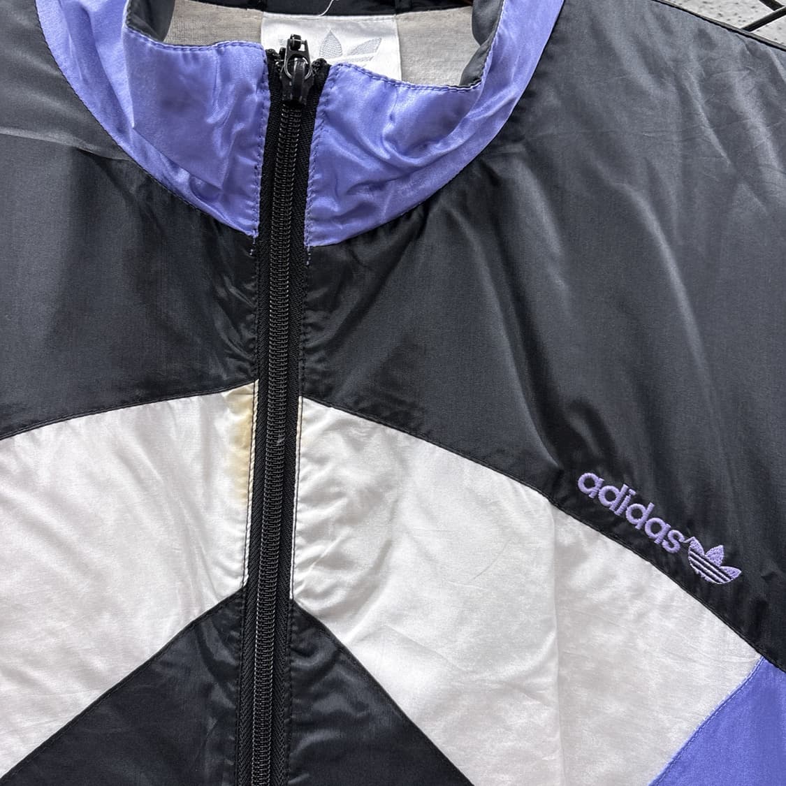 아디다스 밀리터리 윈드브레이커 독일군 커스텀 디테일 퍼플 상품이미지6