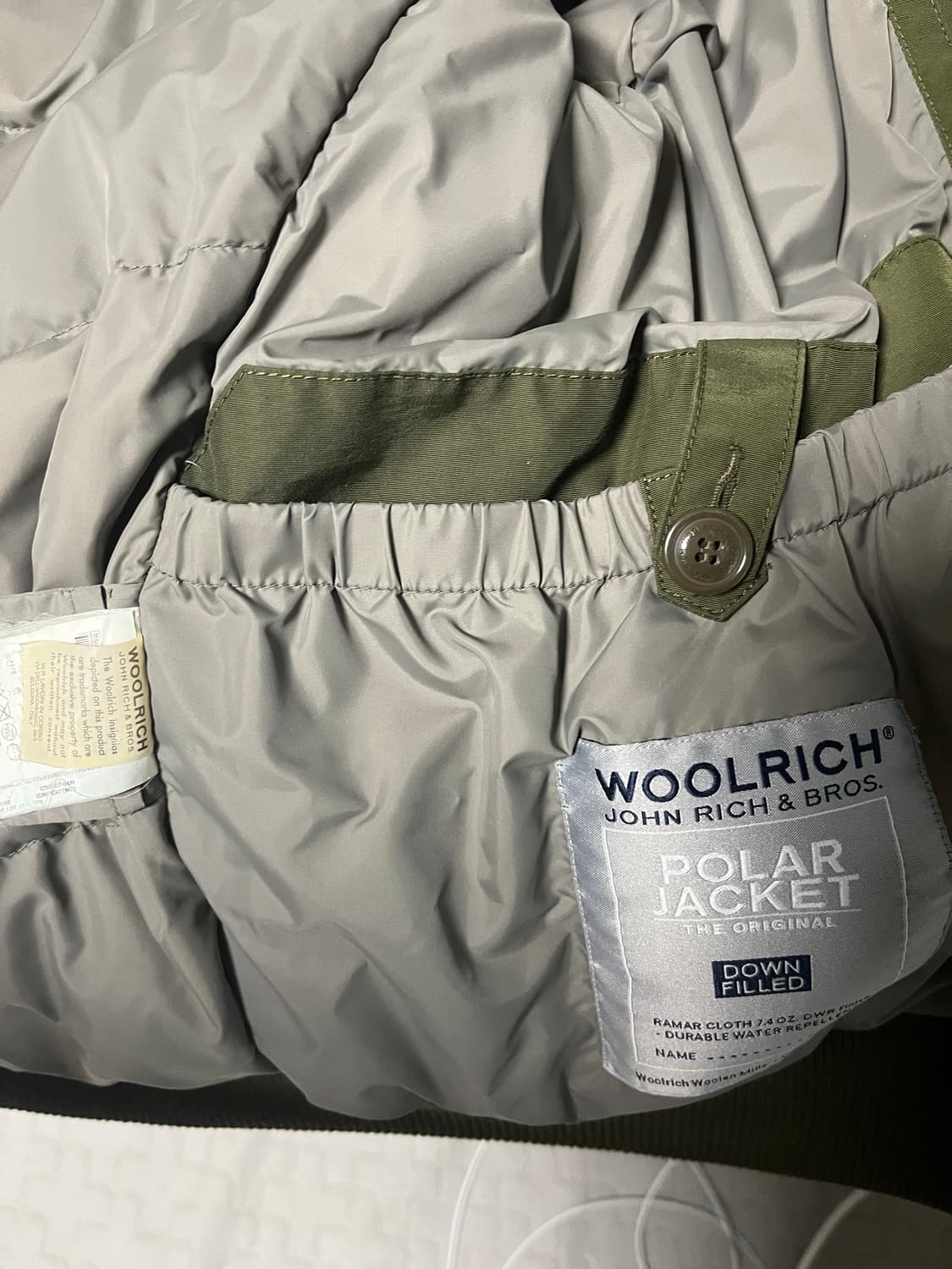 울리치 폴라자켓 카키 M 상품이미지5