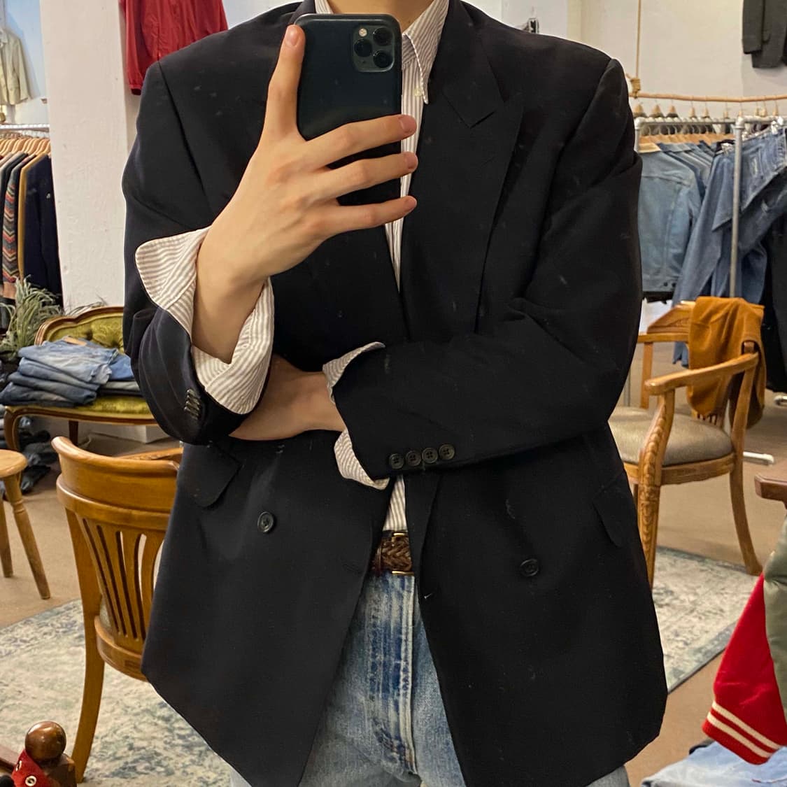 버버리 더블 브레스트 자켓 상품이미지3