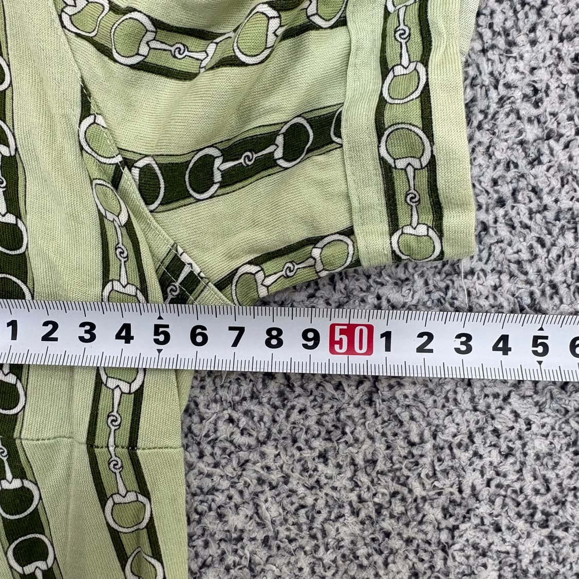 46 셀린느 90'S 체인패턴 반팔 셔츠 0415J 상품이미지7