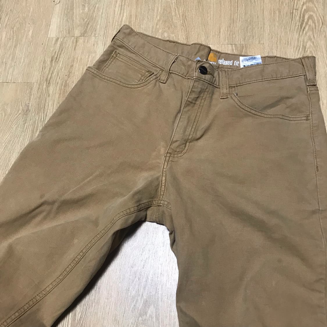 칼하트 90s 릴렉스드 핏 캔버스 코튼 워크 팬츠 상품이미지2