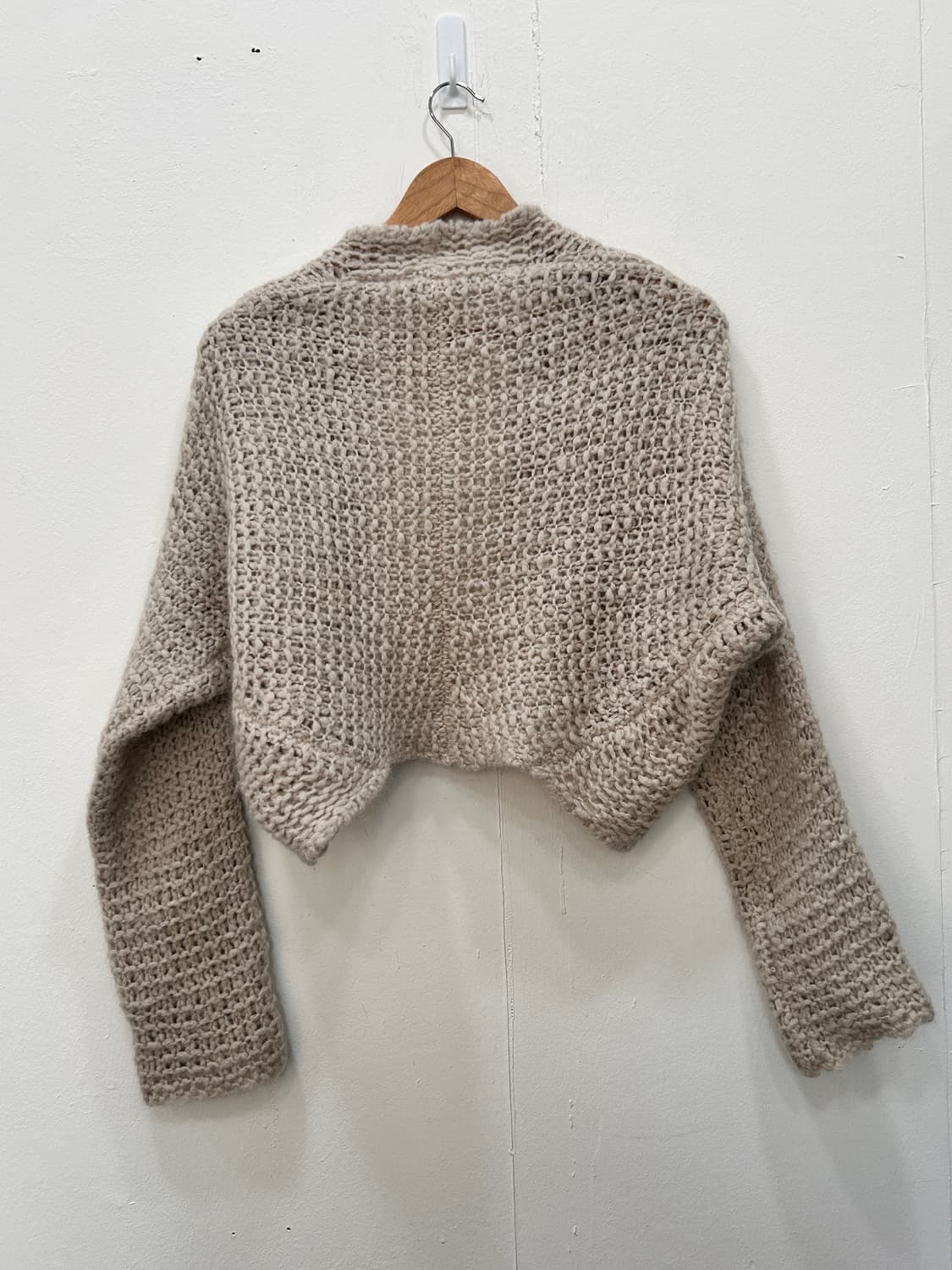 막스마라 울 실크 니트 볼레로 가디건 M 상품이미지5