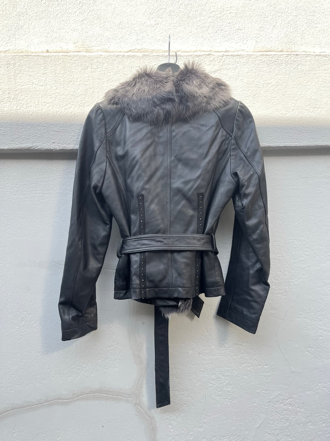 양가죽 퍼 레더 재킷 상품이미지5