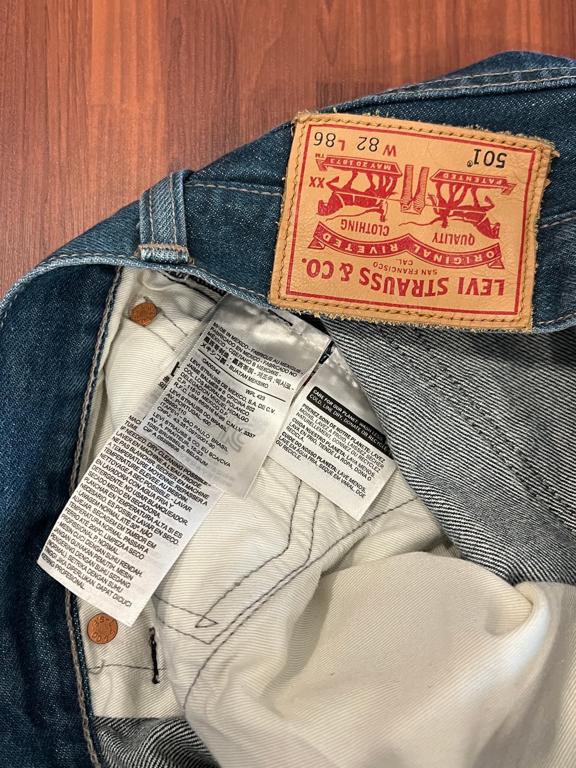 Levis 리바이스 501 데님 팬츠 (32inch) 상품이미지7