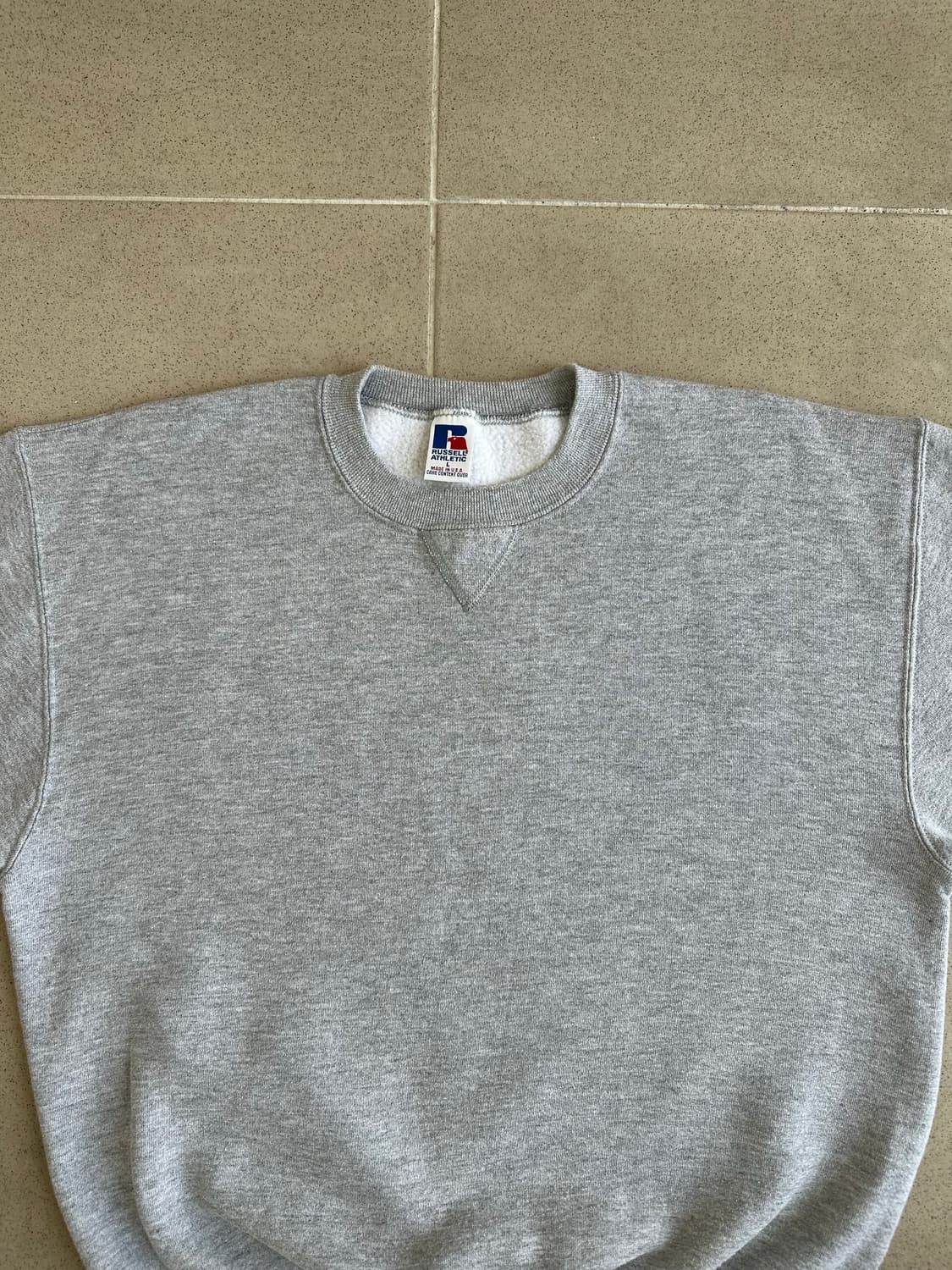 90s 빈티지 러셀 스웻셔츠 그레이 L USA 상품이미지4