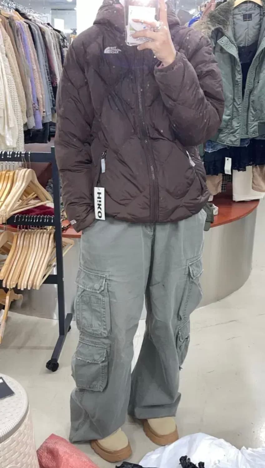 stc 어항 히코 빈티지 노스페이스 패딩 상품이미지3