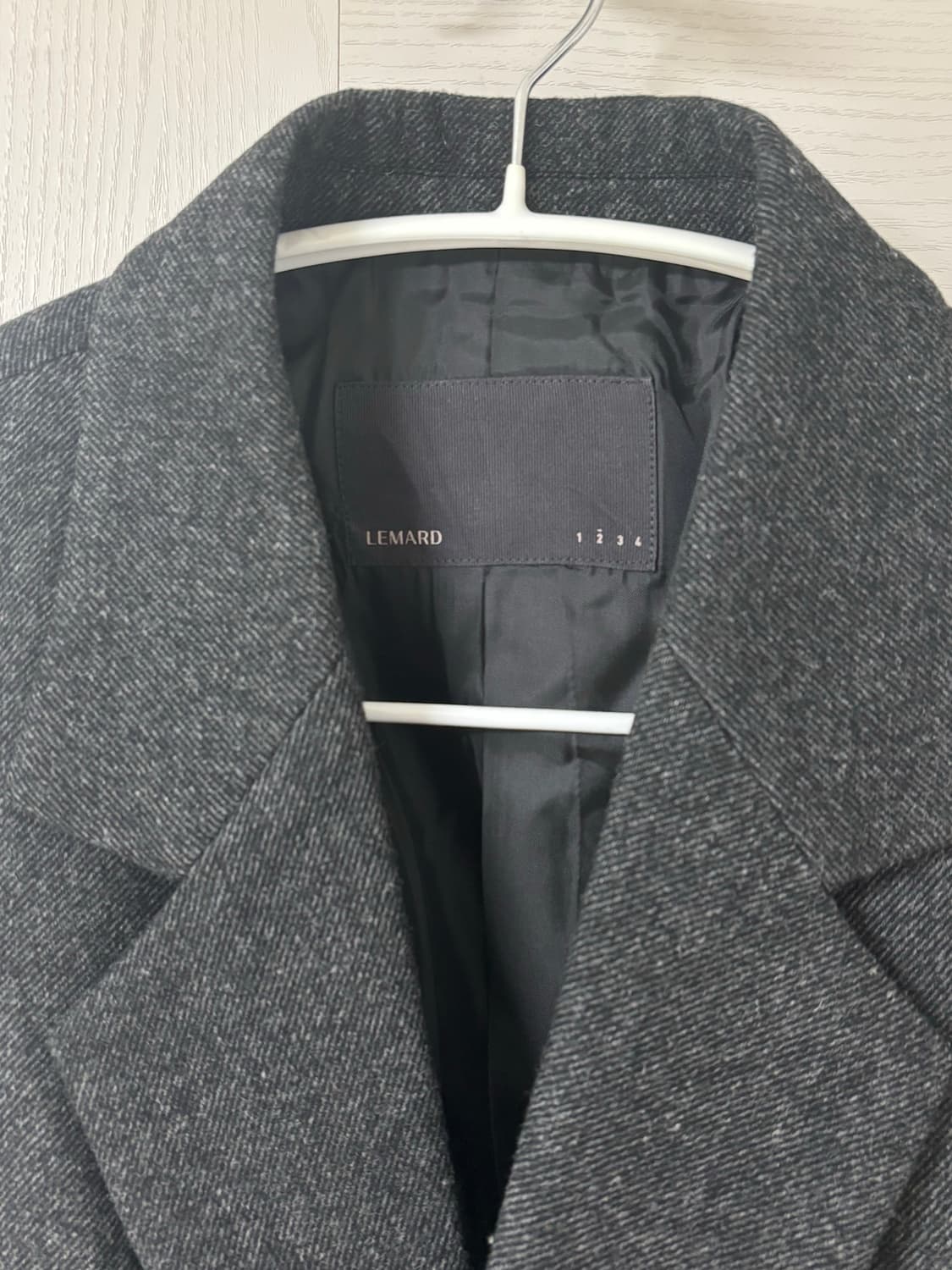 르마드 싱글 울 블레이저(차콜/2size) 상품이미지2