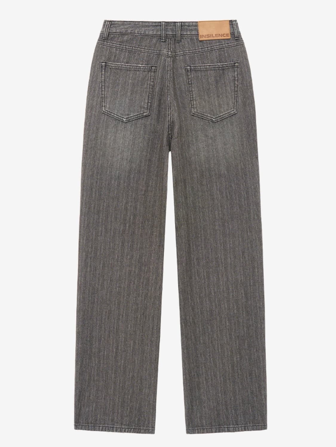 인사일런스 서페이스 슬럽 스트레이트 데님 팬츠 BROWN 브라운 상품이미지4