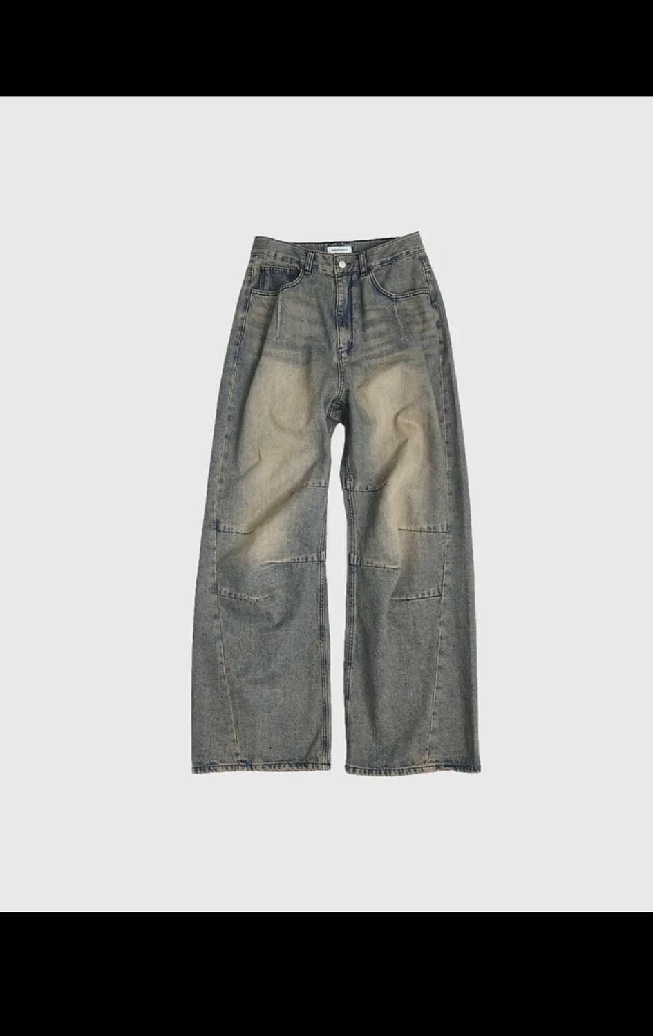 AV PLEATS DENIM PANTS (NEB VINTAGE BLUE) 상품이미지1