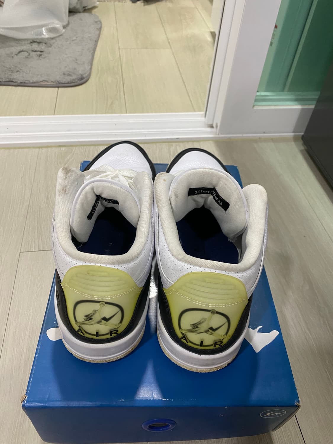 조던 3 x 프라그먼트 레트로 SP 화이트 블랙 상품이미지2