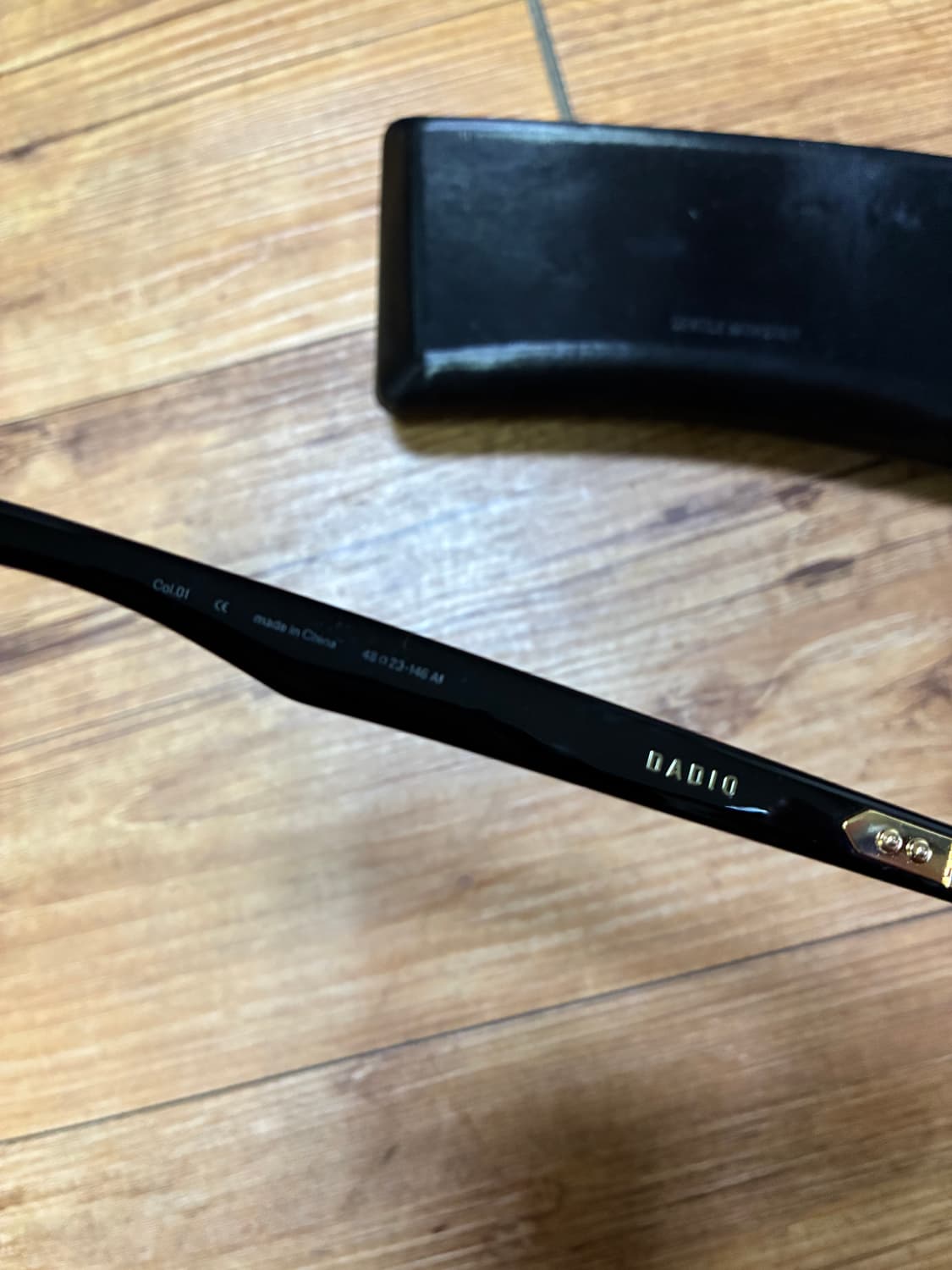 젠틀몬스터 다디오 01 블랙 안경 뿔테 상품이미지5