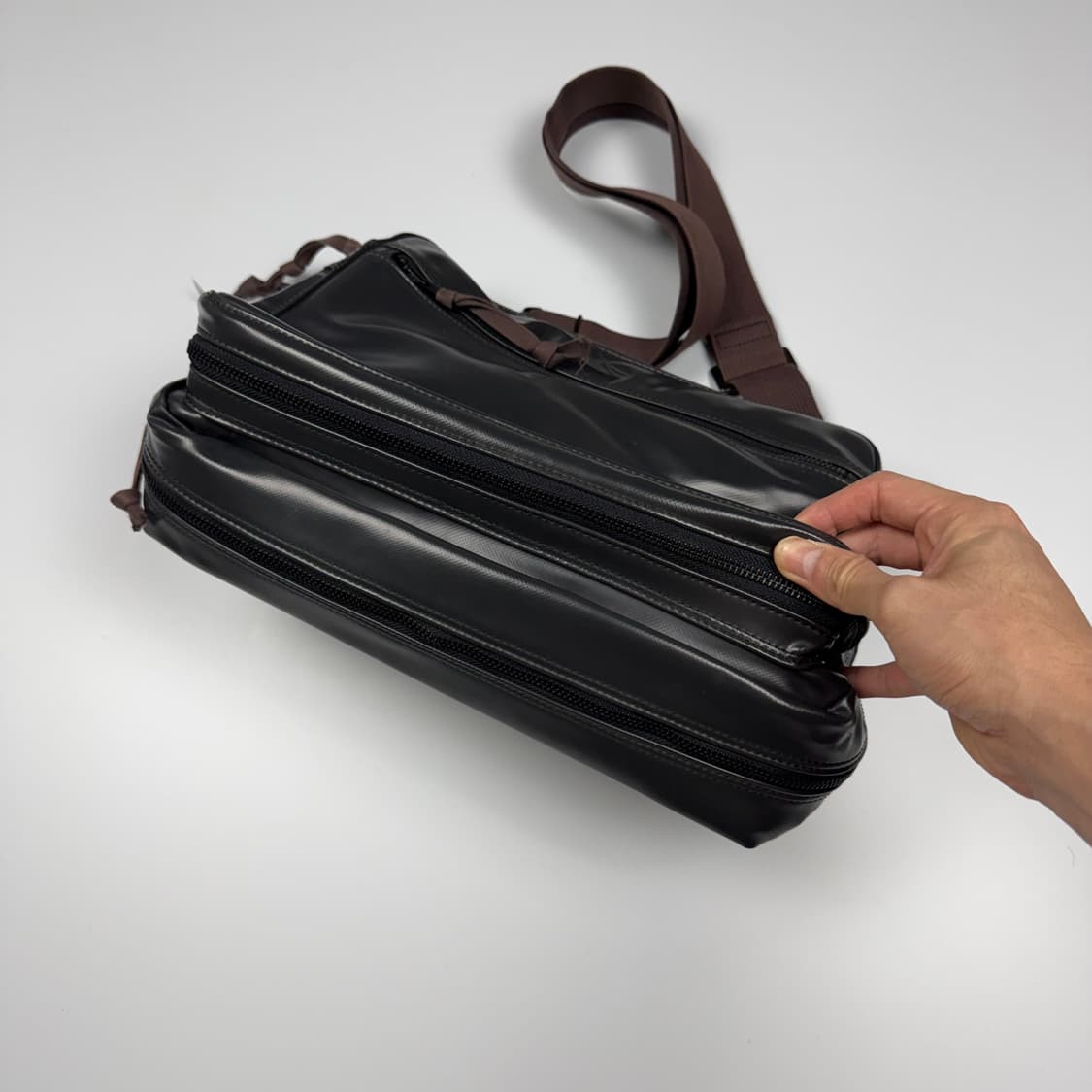 요시다포터 러기지라벨 라이너 숄더백 블랙 상품이미지5