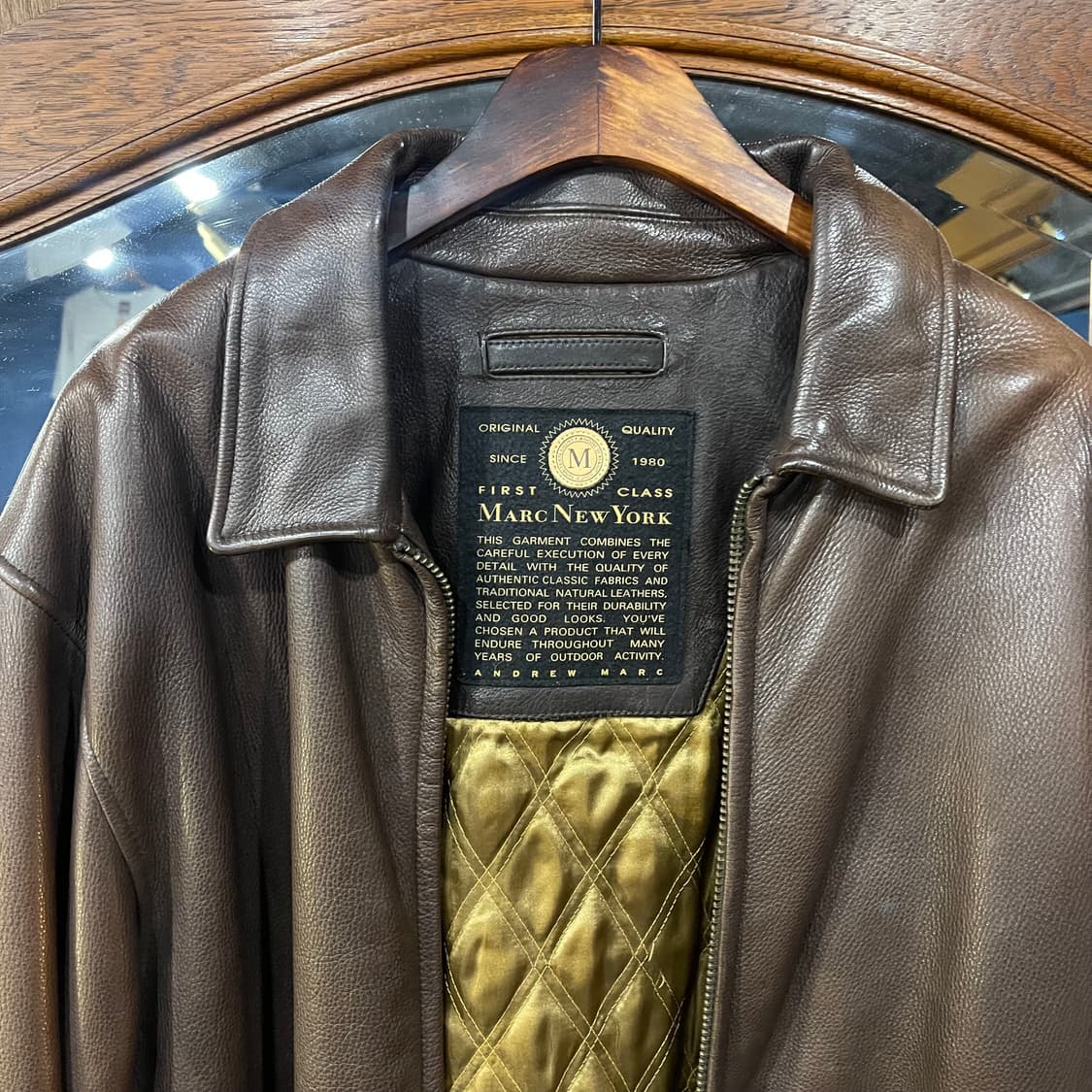 빈티지 레더 브라운자켓  상품이미지2