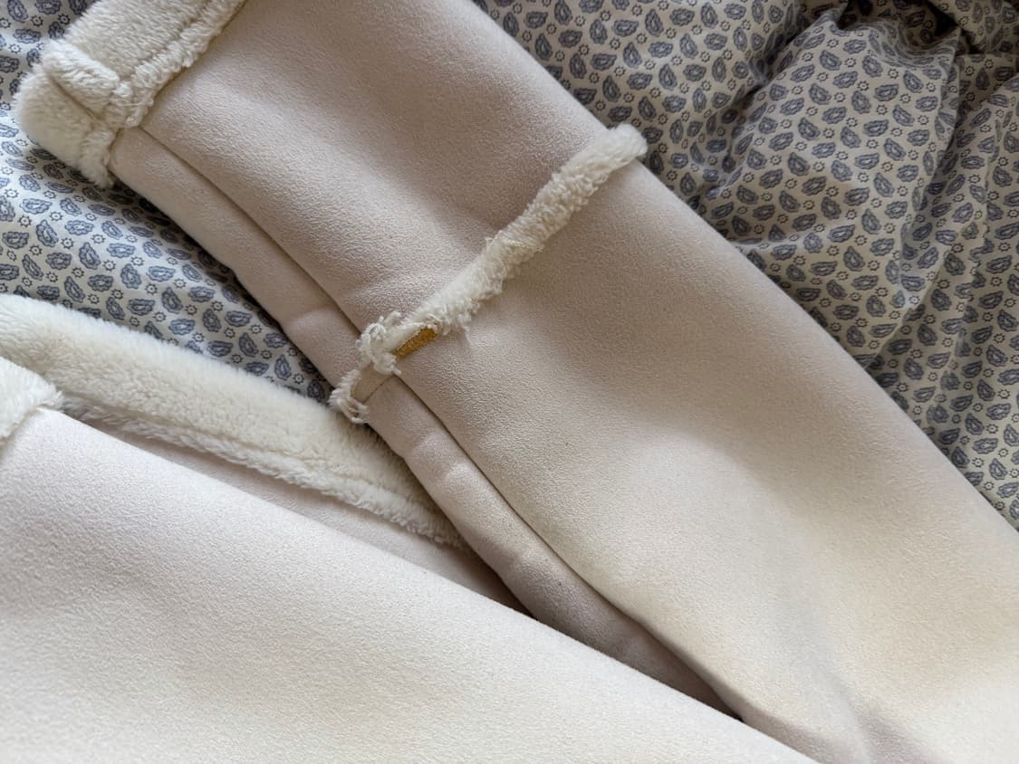 흰색 무스탕 S 상품이미지5