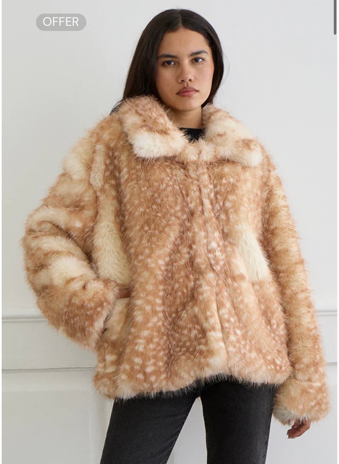 모텔락스 motelrocks 레이 밤비 퍼 자켓 m사이즈 상품이미지3