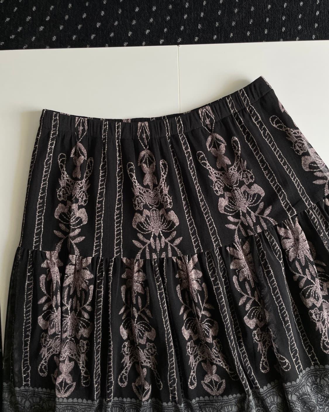 patterned skirt 상품이미지3