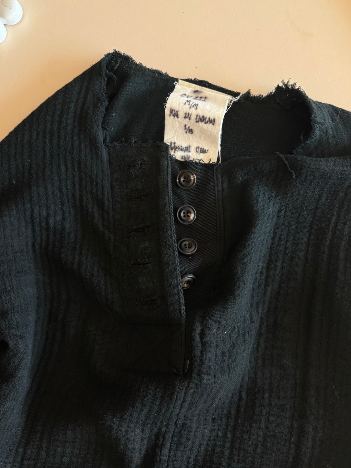 jas CVIII 디스트레스드 숏 헨리넥 상품이미지2