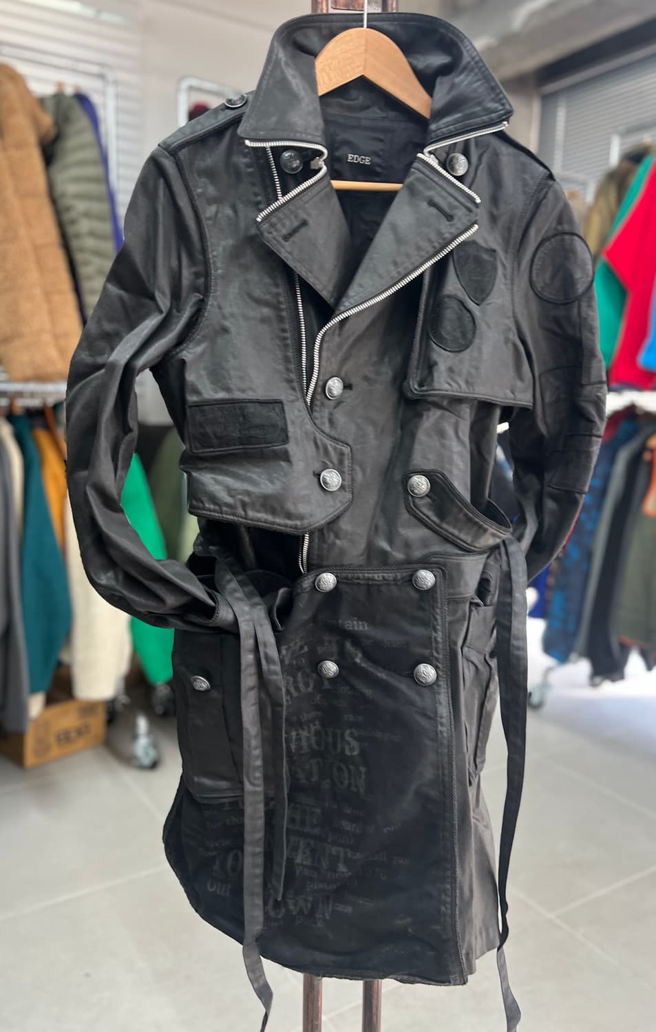 JAPAN  유틸리티 트렌치 코트 상품이미지4