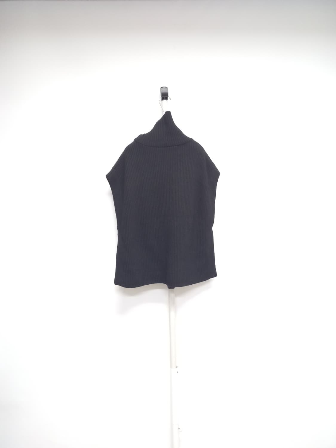 어텐션 춘추동 하이넥 모 골지 루즈박시핏 베스트 F 33-77 상품이미지2