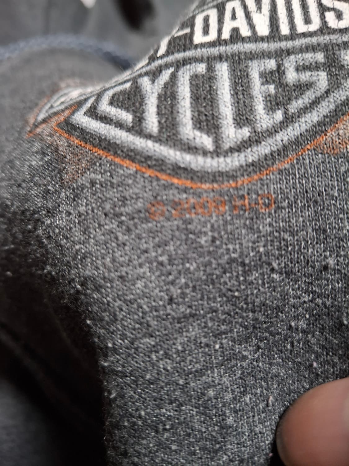 00s 할리데이비슨 플레임 후드집업 상품이미지5