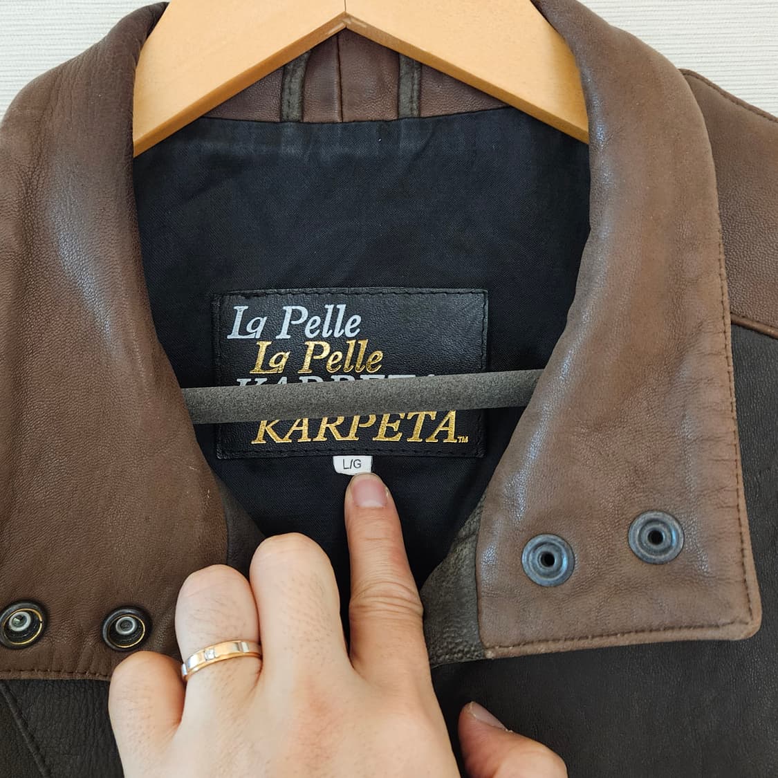 La Pelle Karpeta 레더 자켓 / 실측 XL 상품이미지2