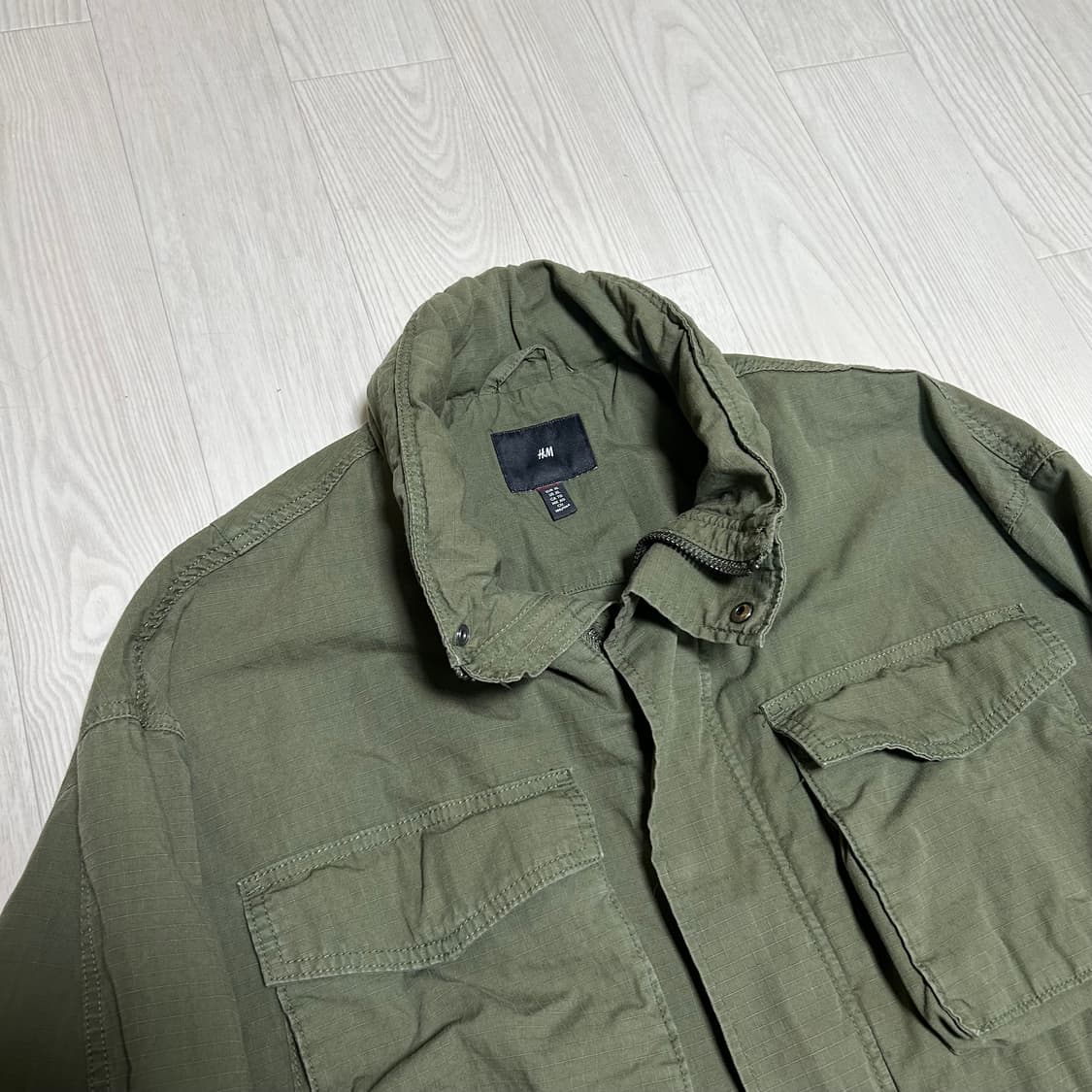 [XL] H&M m65 필드자켓 올리브 상품이미지3