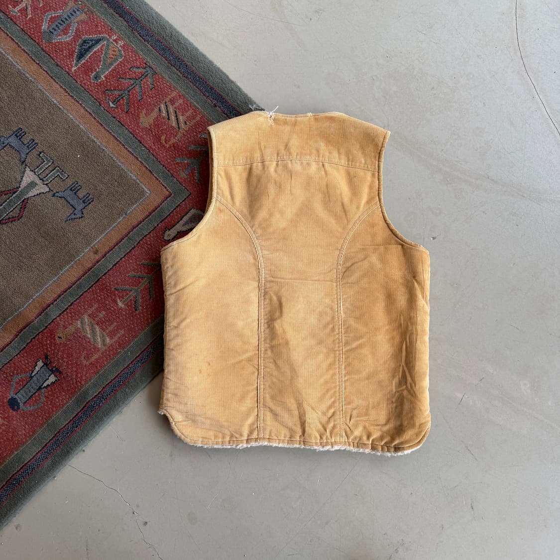 80s 랭글러 코듀로이 쉐르파 베스트 상품이미지5