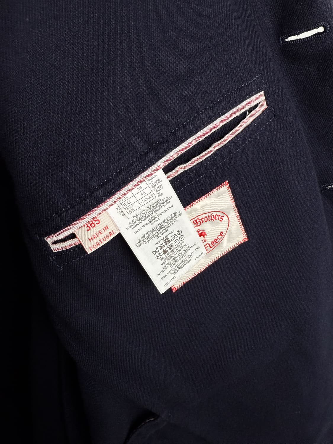 Brooks Brothers Red Fleece Cotton Blazer 상품이미지6