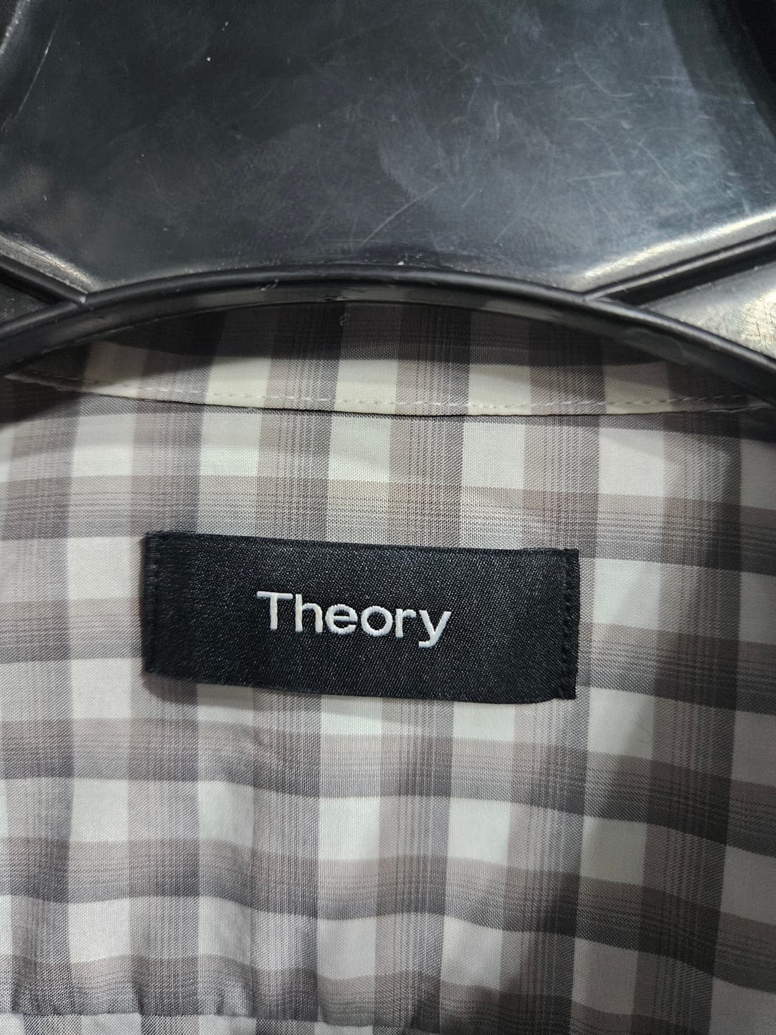 띠어리 스트라이프 체크 남성 슬림핏 95 긴팔셔츠  상품이미지3