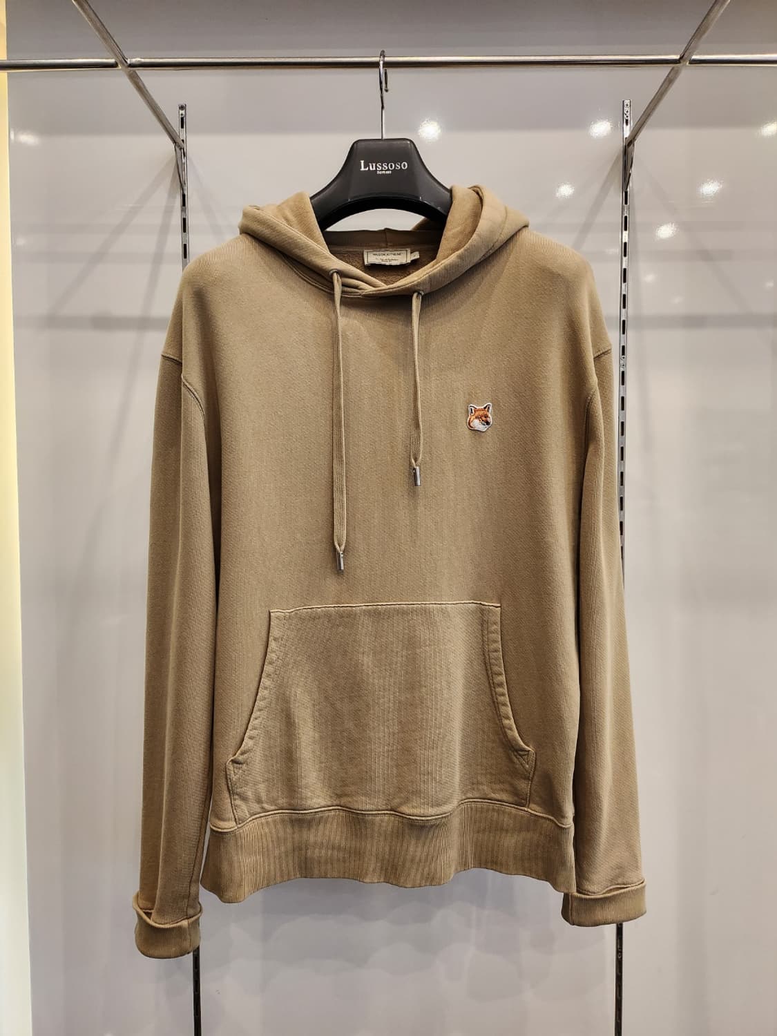 메종키츠네 폭스헤드 후드티L 상품이미지1