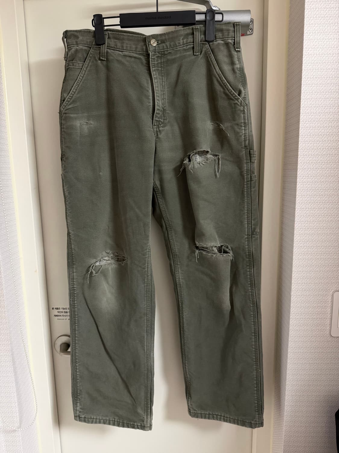 킬하트 00s 카펜터 팬츠 카키 상품이미지1